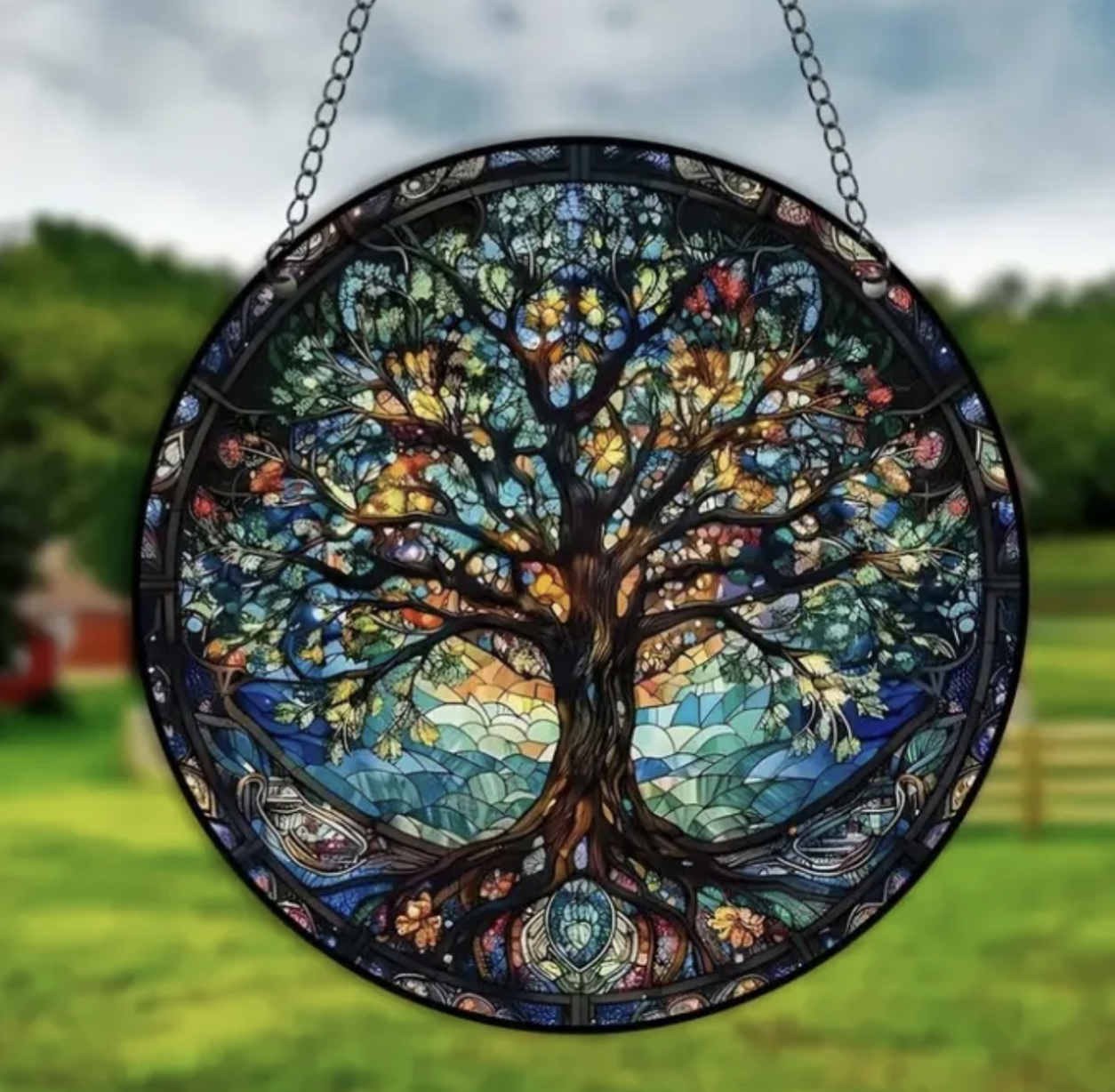 Tree of Life Suncatcher - Crystal