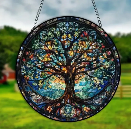 Tree of Life Suncatcher - Crystal