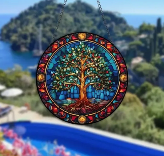 Tree of Life Suncatcher - Stone